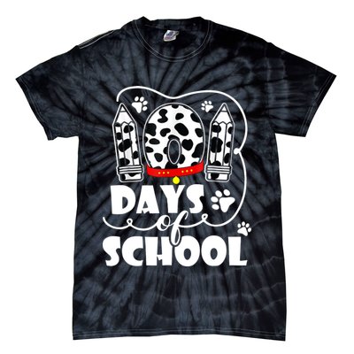 101 Days Of School Dalmatian Logo Tie-Dye T-Shirt