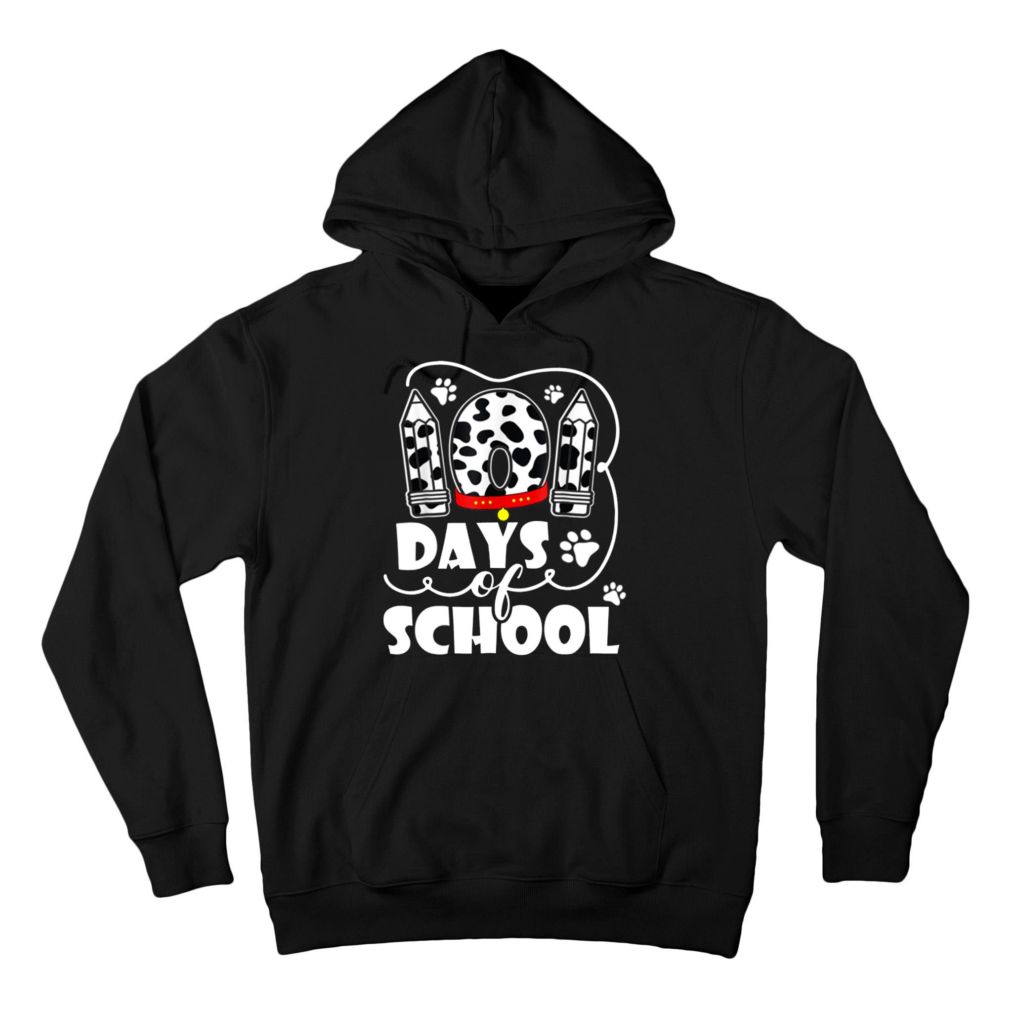 101 Days Of School Dalmatian Logo Tall Hoodie