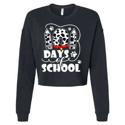 101 Days Of School Dalmatian Logo Cropped Pullover Crew