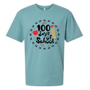 100 Days Of Hearts Celebrate 100th Day Of School Sueded Cloud Jersey T-Shirt