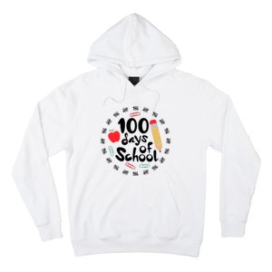 100 Days Of Hearts Celebrate 100th Day Of School Hoodie