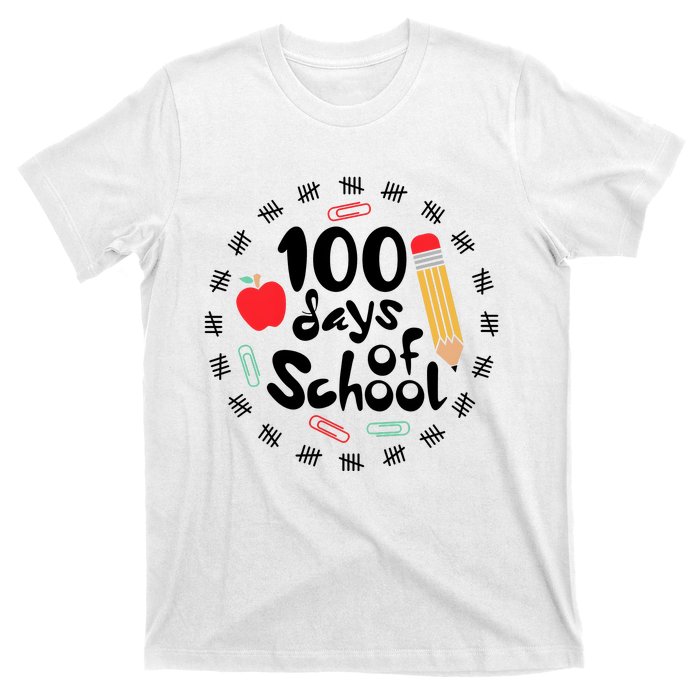 100 Days Of Hearts Celebrate 100th Day Of School T-Shirt