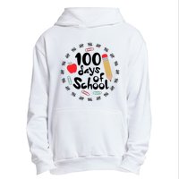 100 Days Of Hearts Celebrate 100th Day Of School Urban Pullover Hoodie