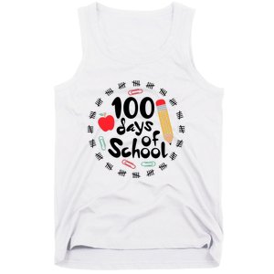 100 Days Of Hearts Celebrate 100th Day Of School Tank Top