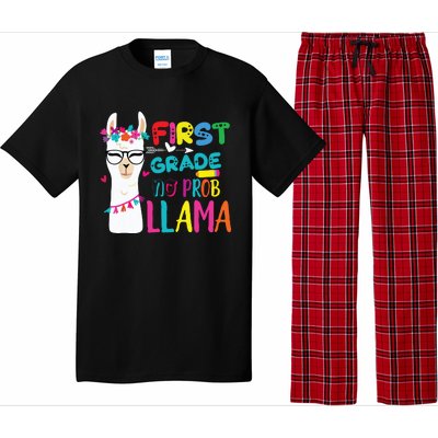 100th Day Of 1st Grade 100 Days Smarter No Prob Llama Pajama Set