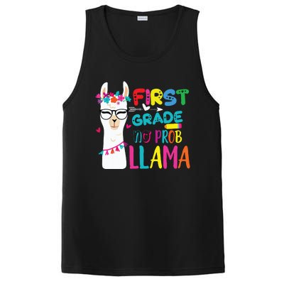 100th Day Of 1st Grade 100 Days Smarter No Prob Llama PosiCharge Competitor Tank