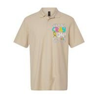 100th Day Of School Get Your Cray On Funny Teacher Softstyle Adult Sport Polo