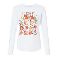 12 Days Of Nicu Unit Nursing Funny Nicu Nurse Christmas Womens Cotton Relaxed Long Sleeve T-Shirt