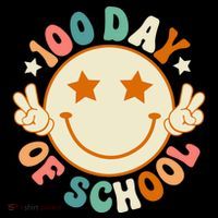 100th Days Of School Cute Happy Face 100 Days Smarter Groovy Great Gift Impact Tech Backpack