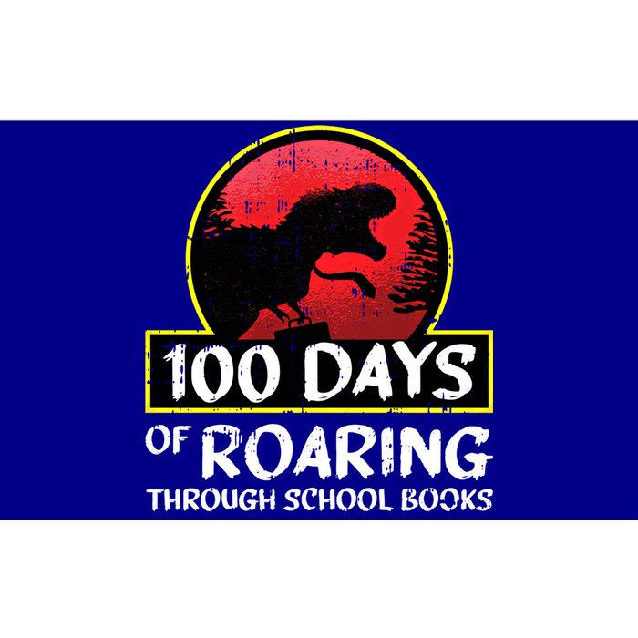 100 Days Of School Tcute Giftrex Roar Books Teacher Student Funny Gift Bumper Sticker