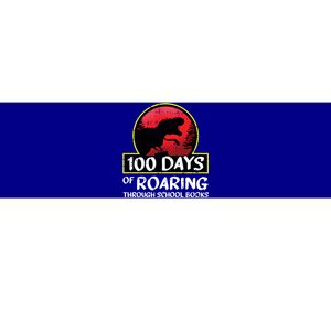 100 Days Of School Tcute Giftrex Roar Books Teacher Student Funny Gift Bumper Sticker