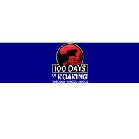 100 Days Of School Tcute Giftrex Roar Books Teacher Student Funny Gift Bumper Sticker