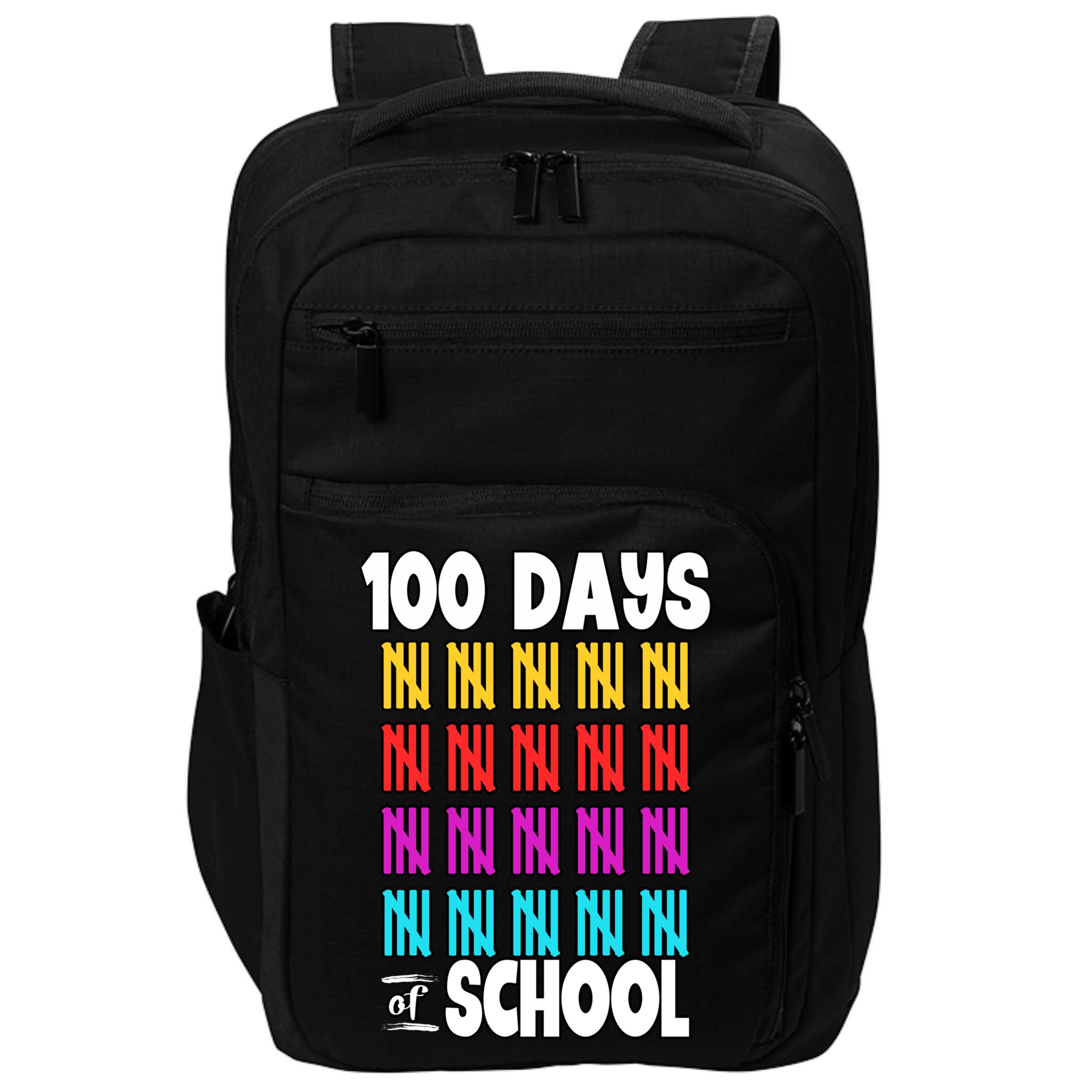 100 Days Of School Costume 100th Day Cool Gift Impact Tech Backpack
