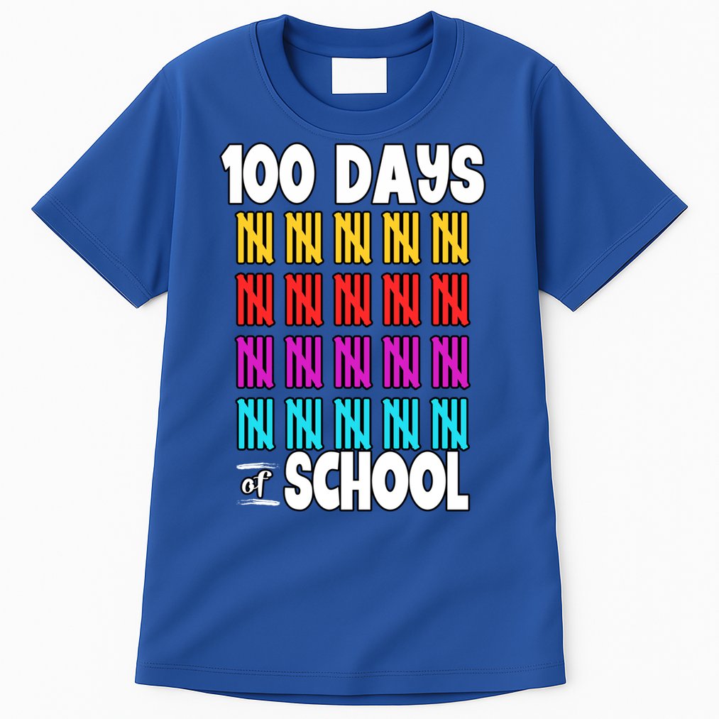 100 Days Of School Costume 100th Day Cool Gift Tall T-Shirt