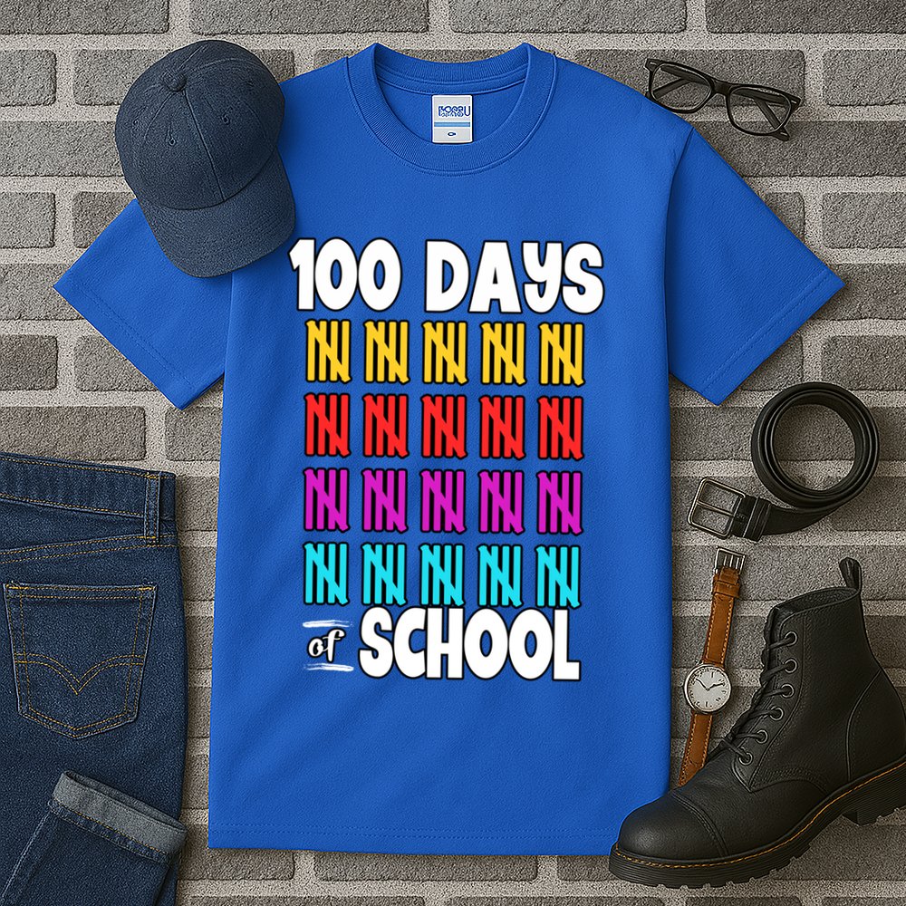 100 Days Of School Costume 100th Day Cool Gift Tall T-Shirt