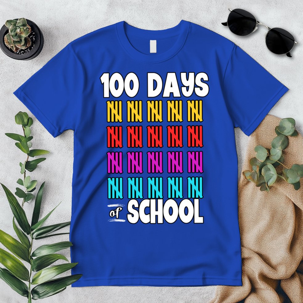 100 Days Of School Costume 100th Day Cool Gift Premium T-Shirt