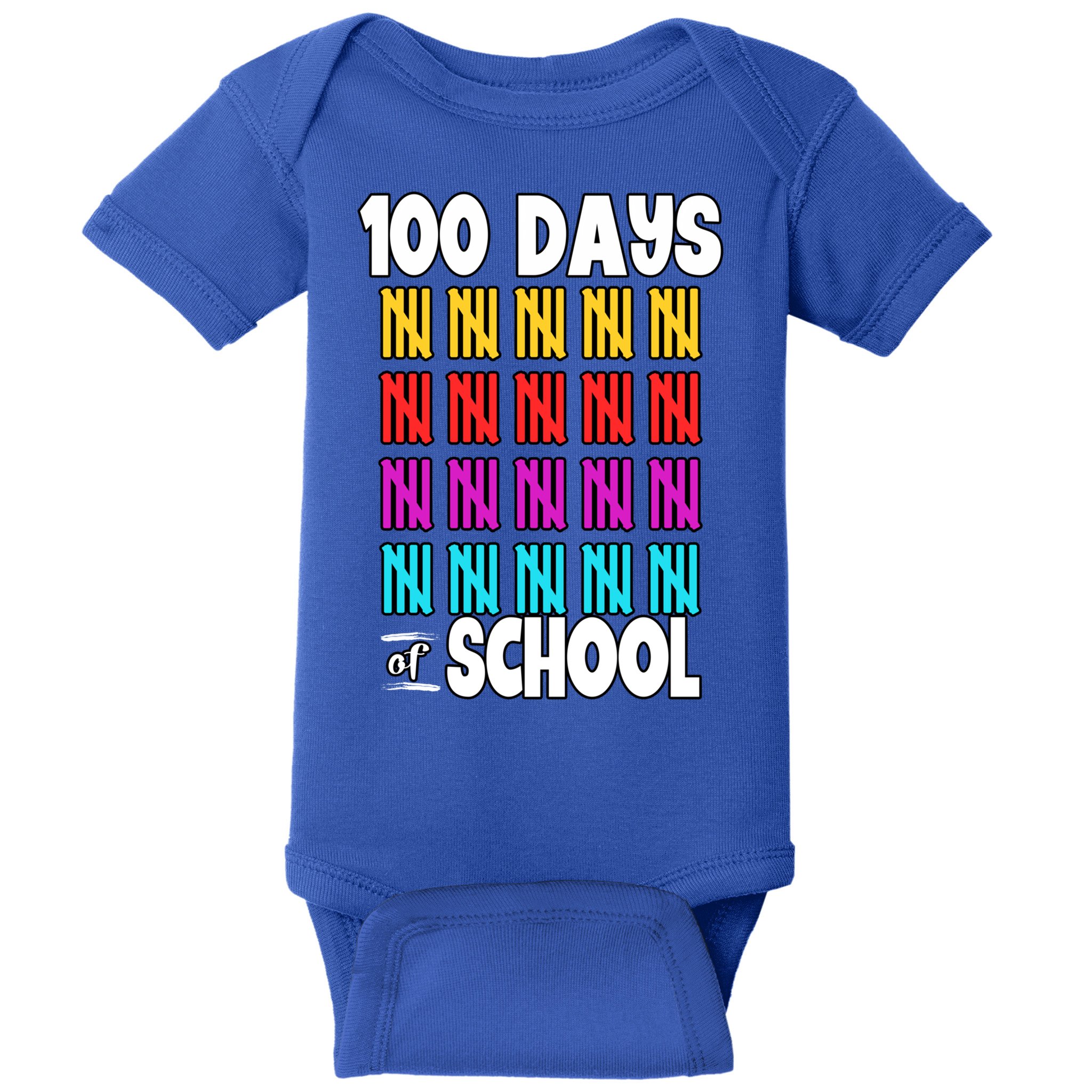 100 Days Of School Costume 100th Day Cool Gift Baby Bodysuit