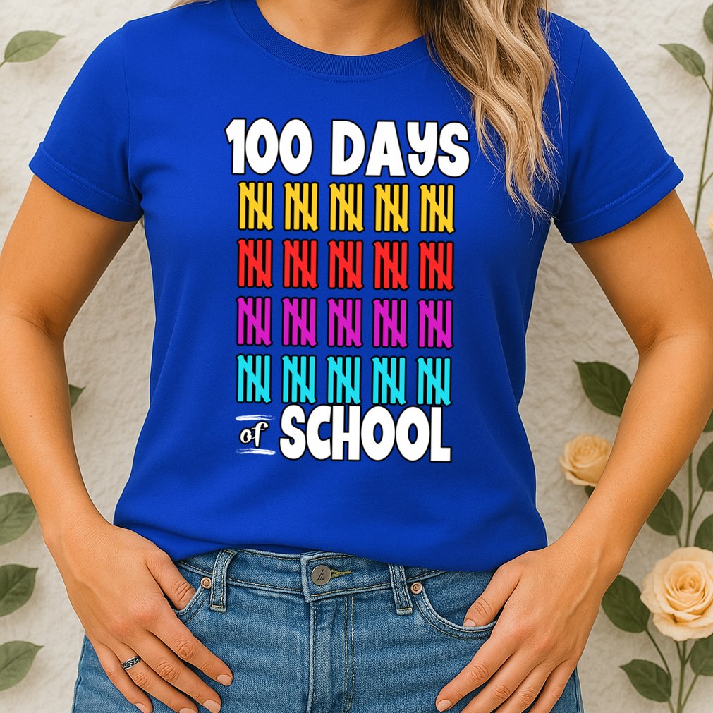 100 Days Of School Costume 100th Day Cool Gift Womens T-Shirt