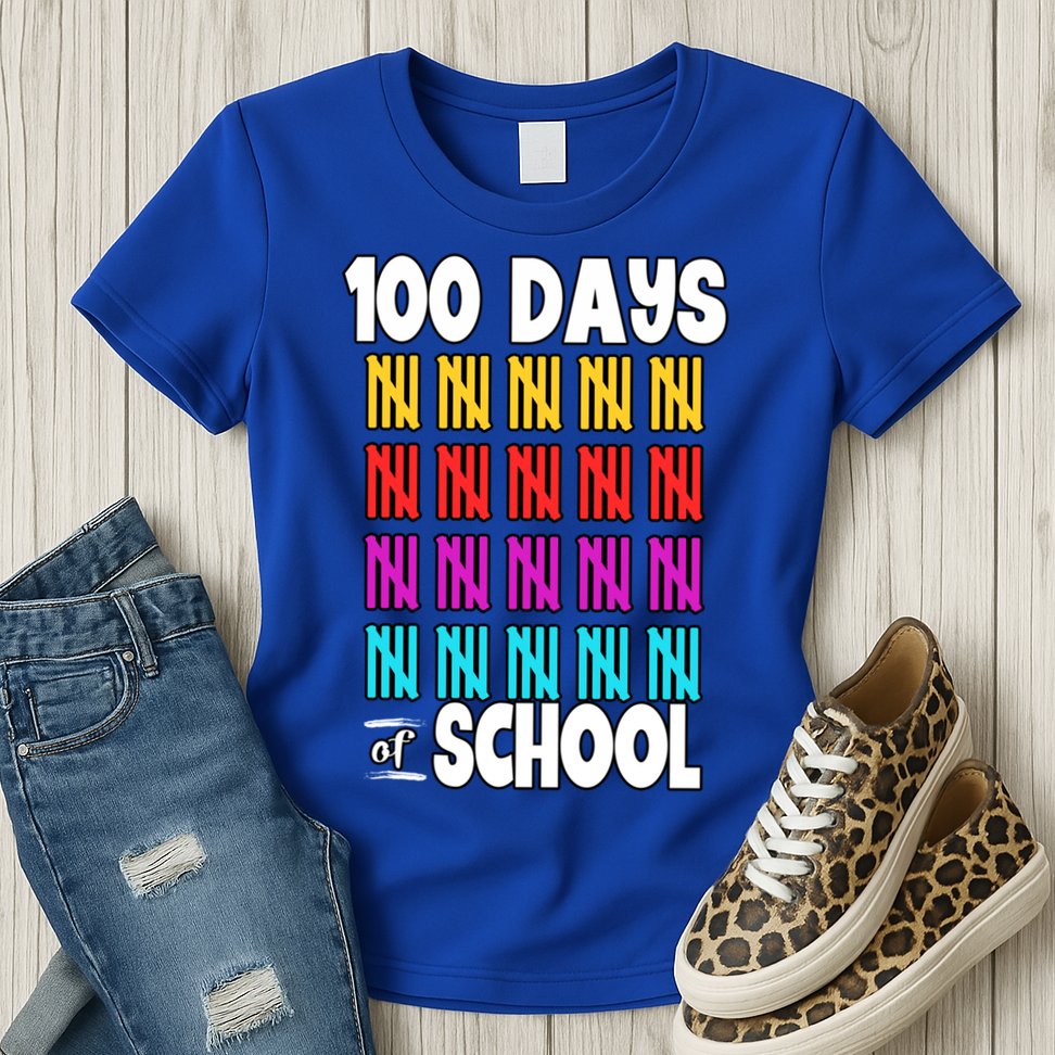 100 Days Of School Costume 100th Day Cool Gift Womens T-Shirt