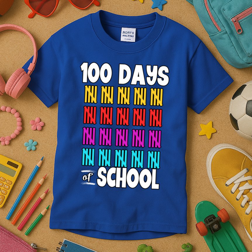 100 Days Of School Costume 100th Day Cool Gift Kids T-Shirt