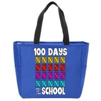 100 Days Of School Costume 100th Day Cool Gift Zip Tote Bag