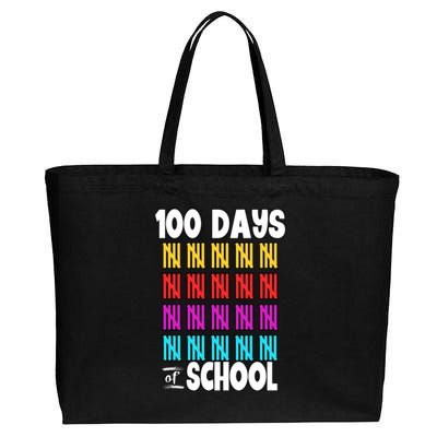 100 Days Of School Costume 100th Day Cool Gift Cotton Canvas Jumbo Tote