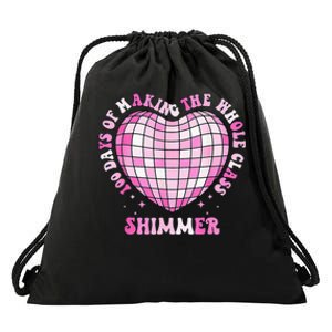 100 Days Of School 100 Days Of Making Whole Class Shimmer Drawstring Bag