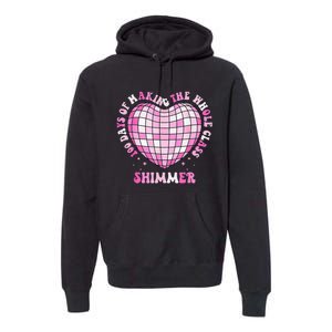 100 Days Of School 100 Days Of Making Whole Class Shimmer Premium Hoodie