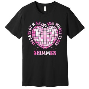 100 Days Of School 100 Days Of Making Whole Class Shimmer Premium T-Shirt