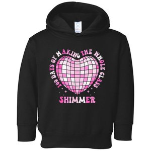 100 Days Of School 100 Days Of Making Whole Class Shimmer Toddler Hoodie