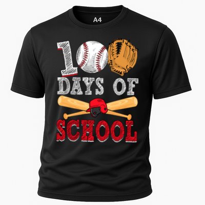 100 Days Of School Baseball Lover Performance Shirt