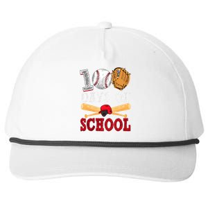 100 Days Of School Baseball Lover Snapback Five-Panel Rope Hat