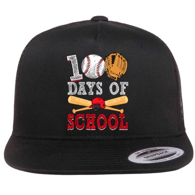 100 Days Of School Baseball Lover Flatbill Hat