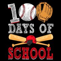 100 Days Of School Baseball Lover 16 in Basic Backpack
