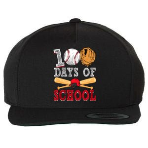 100 Days Of School Baseball Lover Wool Snapback Cap