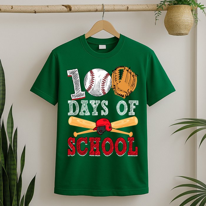 100 Days Of School Baseball Lover T-Shirt