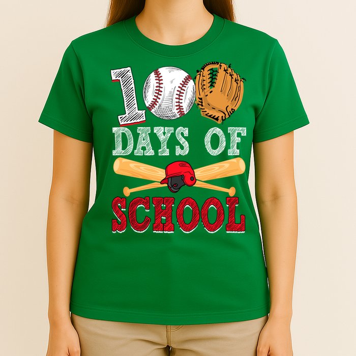 100 Days Of School Baseball Lover T-Shirt