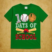 100 Days Of School Baseball Lover T-Shirt