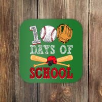 100 Days Of School Baseball Lover Coaster