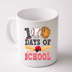 100 Days Of School Baseball Lover Coffee Mug