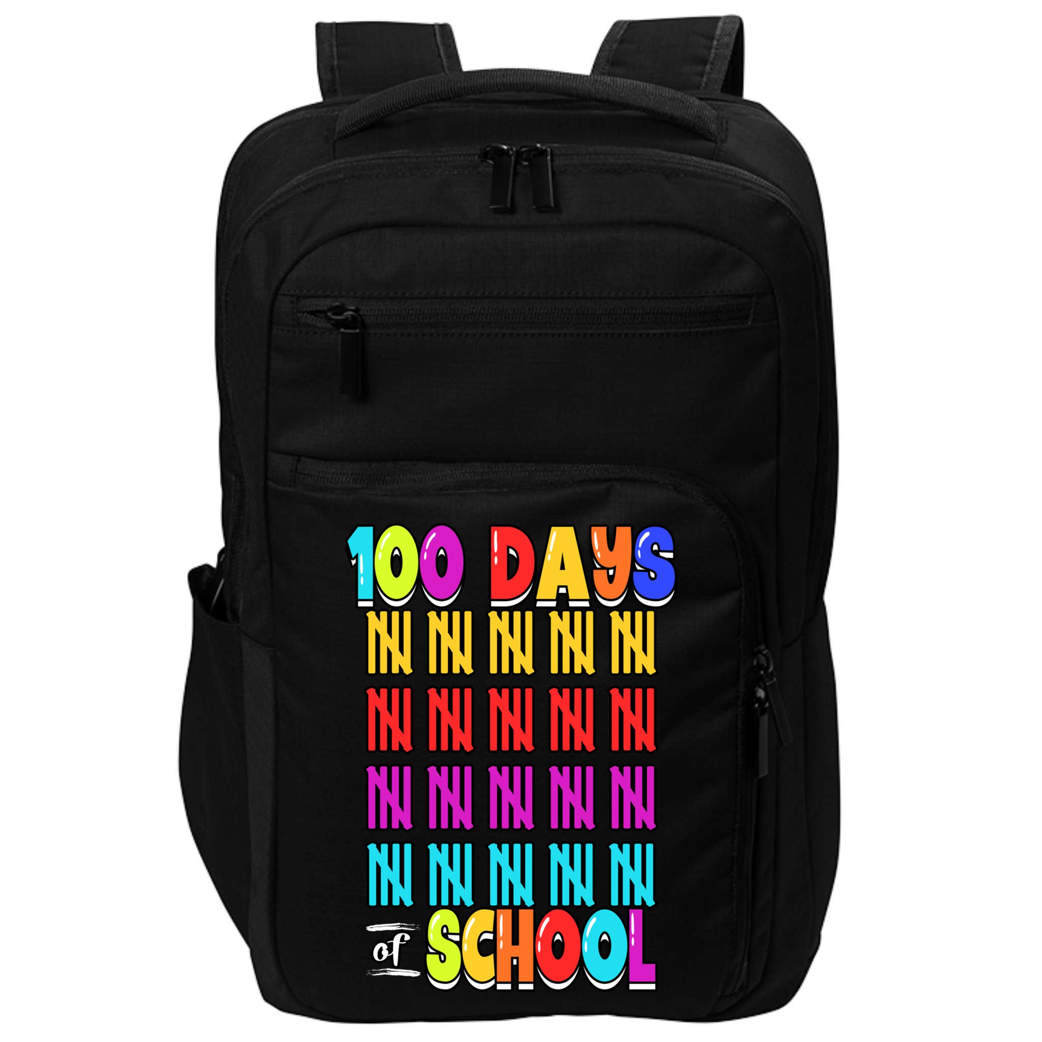 100 Days Of School Costume 100th Day Cool Gift Impact Tech Backpack