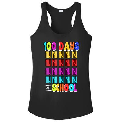 100 Days Of School Costume 100th Day Cool Gift Ladies PosiCharge Competitor Racerback Tank