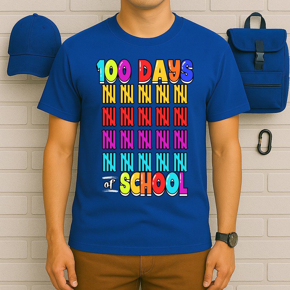 100 Days Of School Costume 100th Day Cool Gift T-Shirt