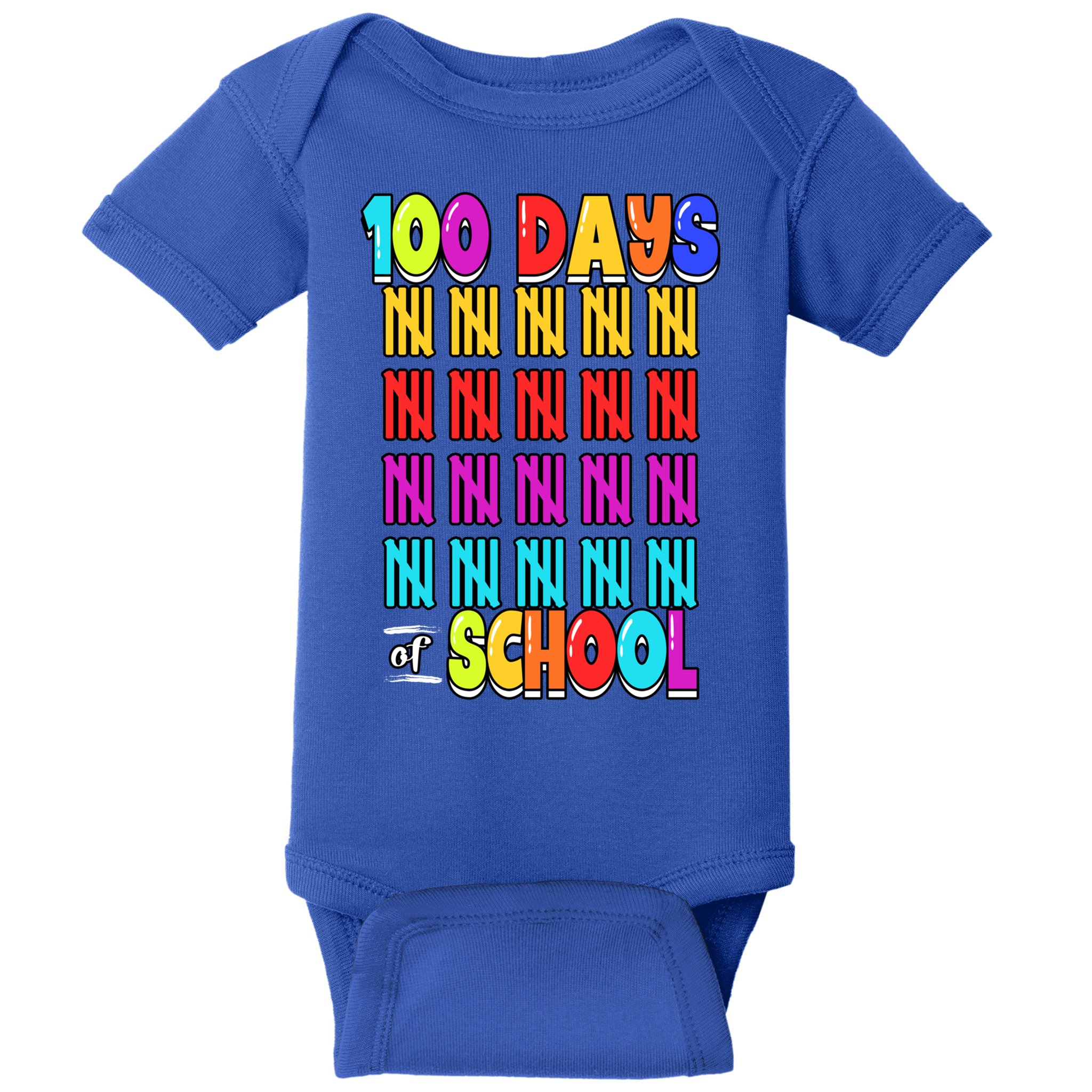 100 Days Of School Costume 100th Day Cool Gift Baby Bodysuit