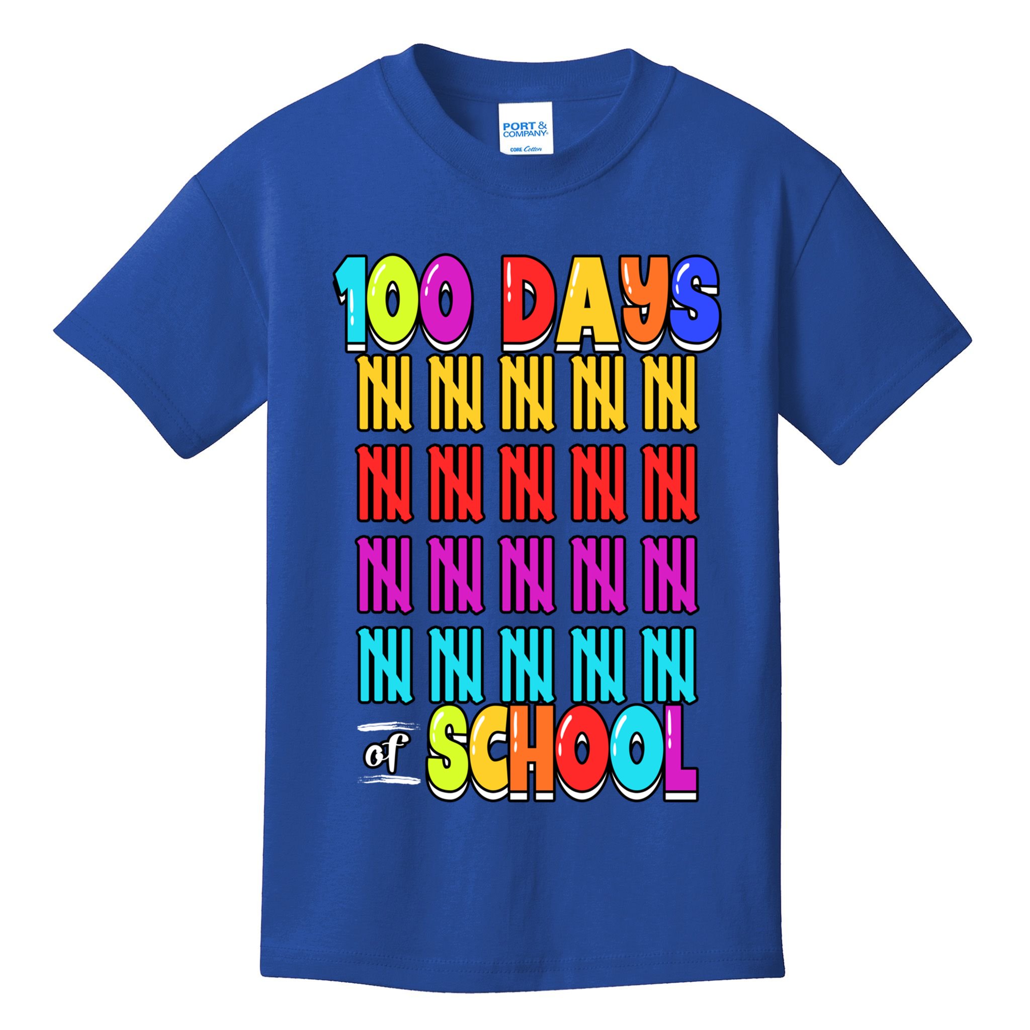 100 Days Of School Costume 100th Day Cool Gift Kids T-Shirt