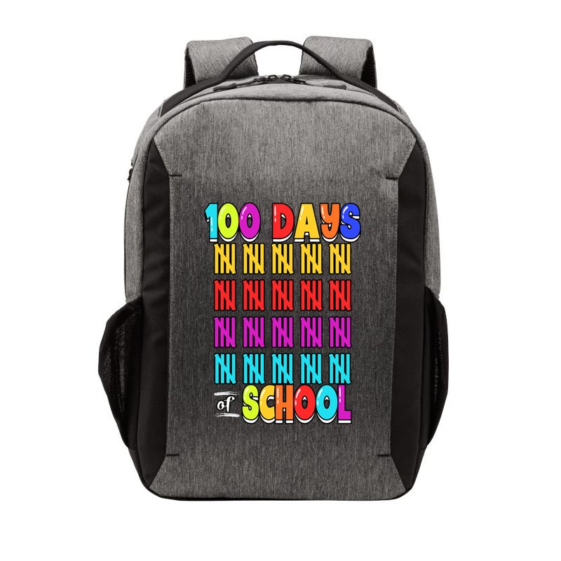 100 Days Of School Costume 100th Day Cool Gift Vector Backpack