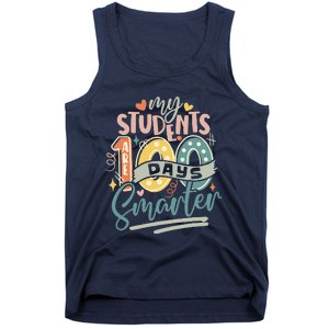 100th Day Of School My Students Are 100 Days Smarter Teacher Tank Top