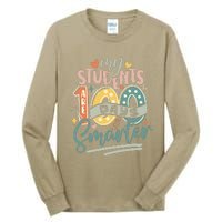 100th Day Of School My Students Are 100 Days Smarter Teacher Tall Long Sleeve T-Shirt