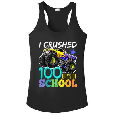 100 Days Of School Teacher Outfit 80s Retro Vintage Student Ladies PosiCharge Competitor Racerback Tank