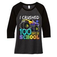 100 Days Of School Teacher Outfit 80s Retro Vintage Student Women's Tri-Blend 3/4-Sleeve Raglan Shirt